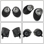 Pair Clear Fog Light w/ cover LH RH for 2007-13 for Toyota Tundra for Sequoia
