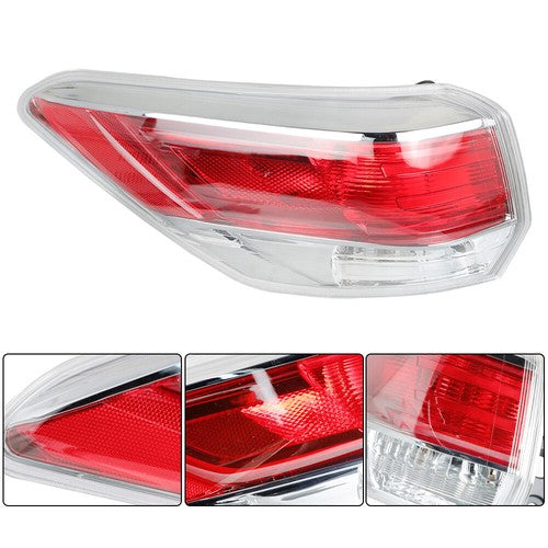 Driver&Passenger Halogen For 2014-2016 Toyota Highlander Tail Lights+Headlights