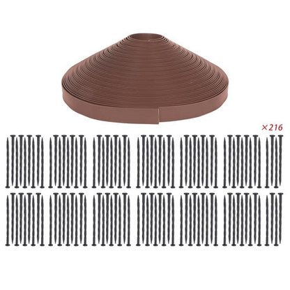 2 inches high 246 feet  Garden edge lawn grass stone isolation strip
