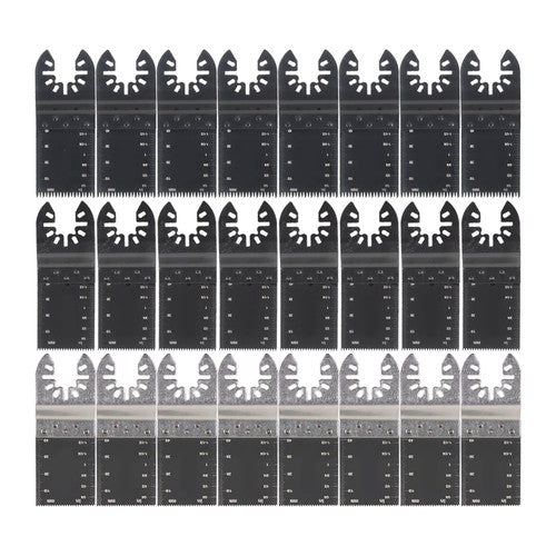 48PCS Metal Wood Universal Oscillating Multitool Quick Release Saw Blades Kit