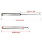 Silver 2x Convertible Top Hydraulic Cylinder fit for Chrysler Sebring 1996 -2006