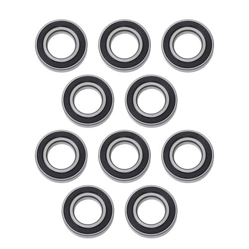 10Pcs R18-2RS 1-1/8" × 2-1/8" ×1/2" Double Rubber Seals Deep Groove Ball Bearing
