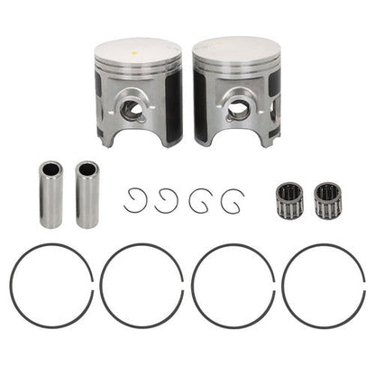 Fit For Yamaha Rd350 1973-1975 Cylinder Rebuild Kit Pistons Rings Pins