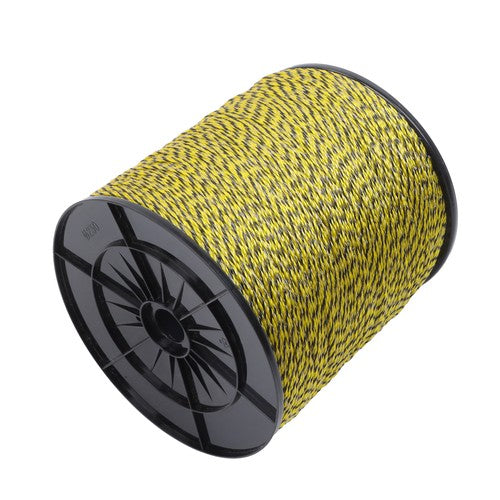 Yellow and Black 5200Ft 1585m 6 Stainless Steel Strands Fence Wire 140 Pounds
