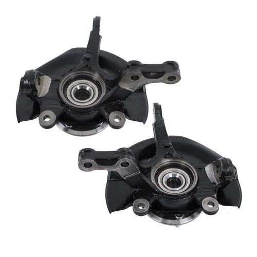 2Pcs Front Steering Knuckle & Wheel Hub Bearing Assembly For Honda CR-V 2007-09