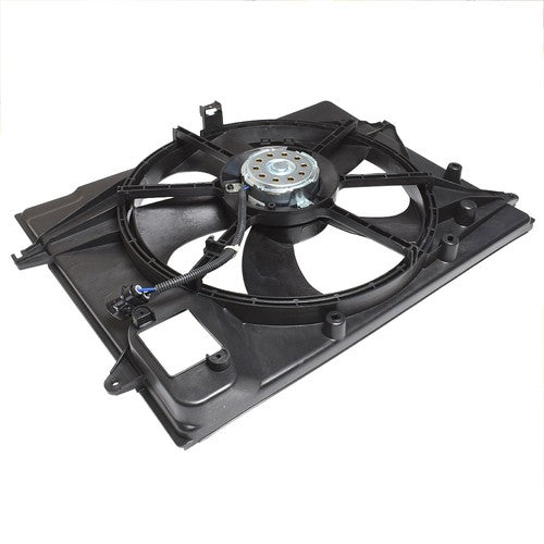 Fit For 2015-2017 Sonata 2.4L Plastic Radiator AC Condenser Cooling Fan Assembly