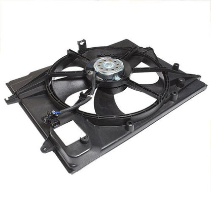 Fit For 2015-2017 Sonata 2.4L Plastic Radiator AC Condenser Cooling Fan Assembly