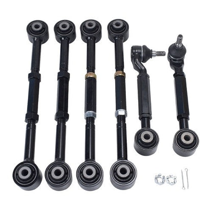 Rear Upper + Lower Control Camber Arms For 2003-2007 Honda Accord 6Pcs US