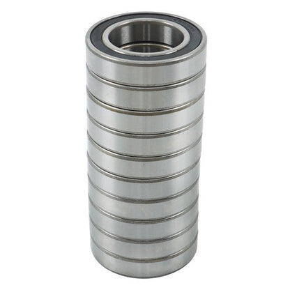 6009-2RS Deep Groove Ball Bearings 10pcs 45mm Inner Dia 75mm OD 16mm Bore Sealed