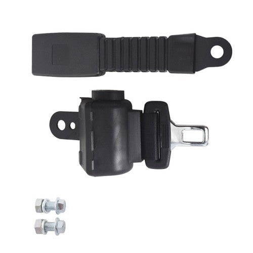 2 PCS Golf Cart Black Seat belts with buckles For EZGO Yamaha Club Car Universal