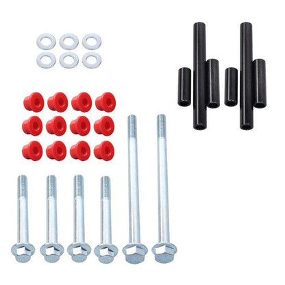New Front Bushing Kit with Screws FOR Club Car Precedent Golf Cart 2004-Up Red