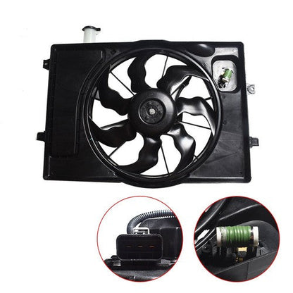 HY3115156 AC Radiator Cooling Fan Assembly For Elantra GT 2018 2.0L 25380F2000