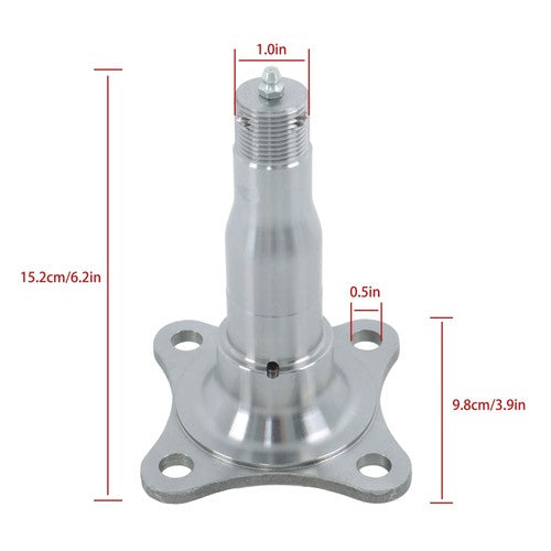 [1-PACK] Spindle #84 E-Z Lube Weld-On w/ Hardware Kit For 3500 lb Trailer Axle