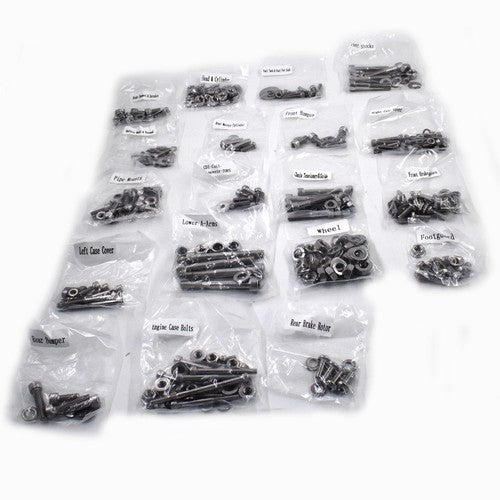 For Yamaha YFZ350 Banshee Polished Stainless Steel ATV Bolt Screw Kit 659 Piece