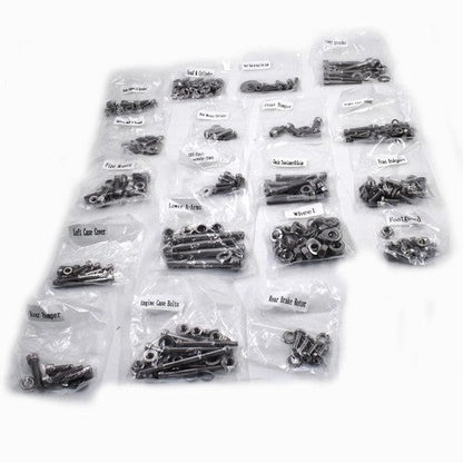 For Yamaha YFZ350 Banshee Polished Stainless Steel ATV Bolt Screw Kit 659 Piece