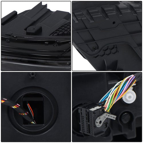 Left w/Animation w/o Leveling Headlight LED DRL For 21-22 Jeep Grand Cherokee