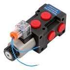 13 GPM Solenoid 12V DC 6 Port Hydraulic Adjustable Variable Flow Control Valve
