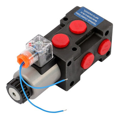 13 GPM Solenoid 12V DC 6 Port Hydraulic Adjustable Variable Flow Control Valve