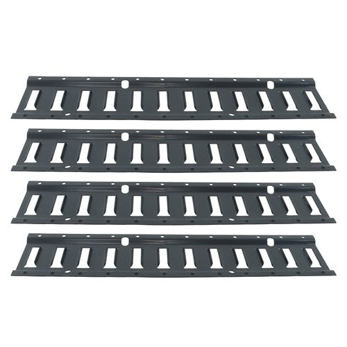Bolt-On E Track Kit 4 Pack 2FT Universal Carbon Steel Trailer Cargo Control