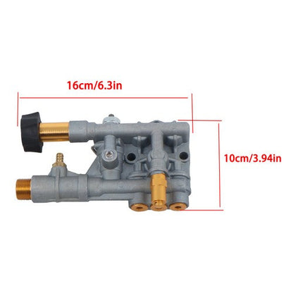 7108366 Pressure Washer Pump Manifold For 510020 & 520006 Axial Cam Washer Pump