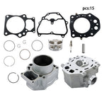 09-24 for Honda TRX420 Rebuild Kit cylinder head sleeve cylinder 12200-HP7-A01