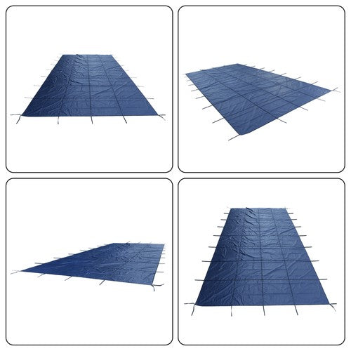 18x34 ft Pool Safety Cover Rectangular Inground Swimming Pool Cover For 16x32 ft