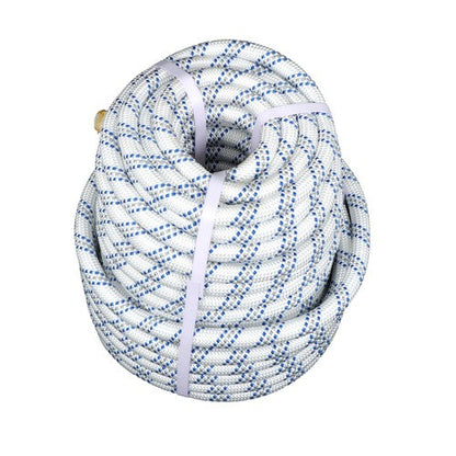 3/4" x 120' Double Braided Polyester Rope 3200 Lbs Breaking Strength For Swing