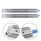 1 Pair 28 Inch With Lock Heavy Duty Drawer Slides 500 Lbs Extension Rails Rail
