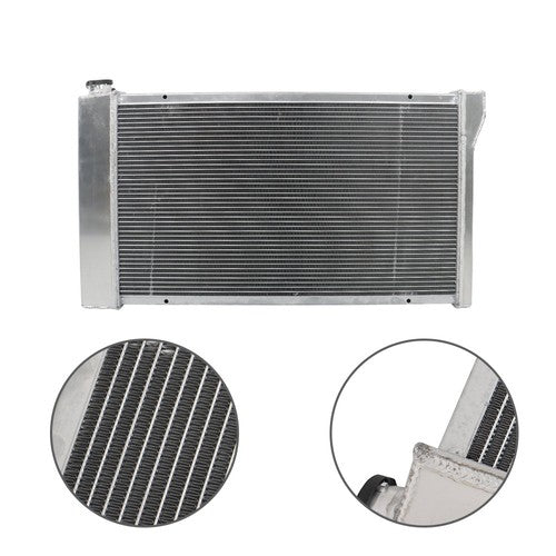 CC369 For Chevy C10/20/30 Pickup Suburban 1967 1968-72 4 Row Radiator+Fan Shroud