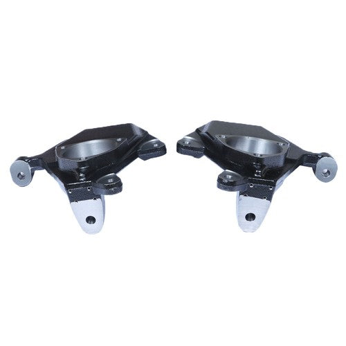Black 2" Drop Lowering Spindles For Chevy GMC Silverado Sierra 1500 1999-2006