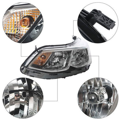 Headlight Replacement Fit For Chevrolet Cruze 2016-2019 Sedan LH+RH Side Halogen