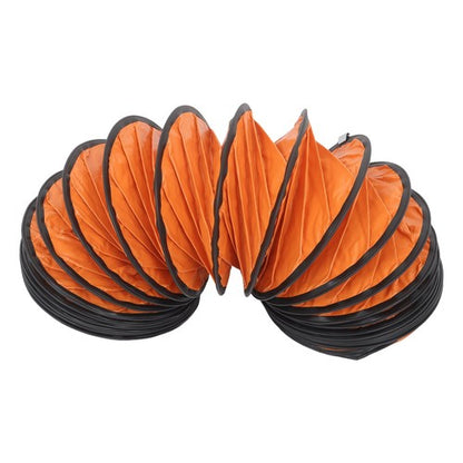 Portable Blower Steel 8 Inch, 900CFM 180W Industrial Orange 16.4ft Ducting