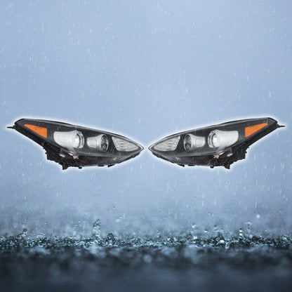 1Pair Headlights Assembly Set For Kia Sportage 2017-2022 Clear Halogen w/LED DRL