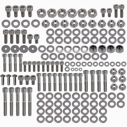 For Yamaha YFZ350 Banshee Polished Stainless Steel ATV Bolt Screw Kit 659 Piece