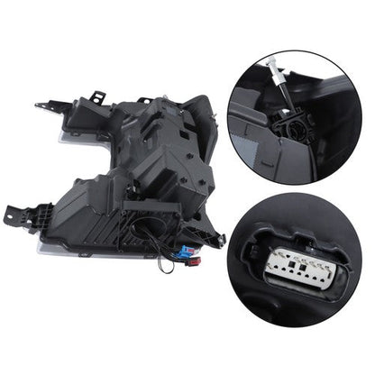 Headlights Replacement For Ford F250 F350 SuperDuty 2020-2022 LH+RH LED Black