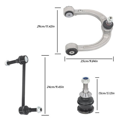 Front Upper Control Arm w/ Ball Joint Kit For Mercedes-Benz GL450 ML350 6 pcs