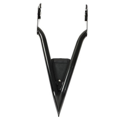 16" Backrest Sissy Bar For CVO Touring Road King Glide Street Glide Black 09-21