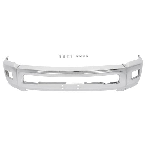 Chrome Split Front Bumper Without Sensor Hole For Dodge RAM 2500 3500 2010-2018