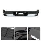 Steel Chrome Rear Bumper With Sensor Holes For Silverado/Sierra 1500 2019-2023