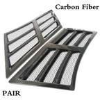 Carbon Fiber Front Fender Side Grille Pair for 2008-2023 for Nissan GT-R R35