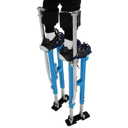 Painting Stilt 36" - 48" Drywall Stilts Adjustable Aluminum Alloy Tool Blue