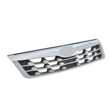 Front Bumper Upper Grille Replacement Plastic Gray For Subaru Forester 2011-2013