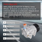 A/C Compressor Fit For 2007-2009 Kia Spectra 2.0L 2008-2009 Kia Spectra5 2.0L
