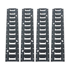 Bolt-On E Track Kit 4 Pack 2FT Universal Carbon Steel Trailer Cargo Control