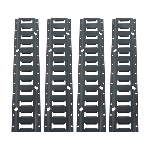 Bolt-On E Track Kit 4 Pack 2FT Universal Carbon Steel Trailer Cargo Control