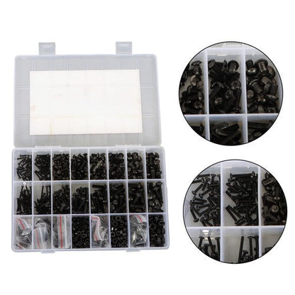 1625 Pcs M2 M3 M4 M5 Bolts and Nuts Hex Socket Head Screw Assortment Kit
