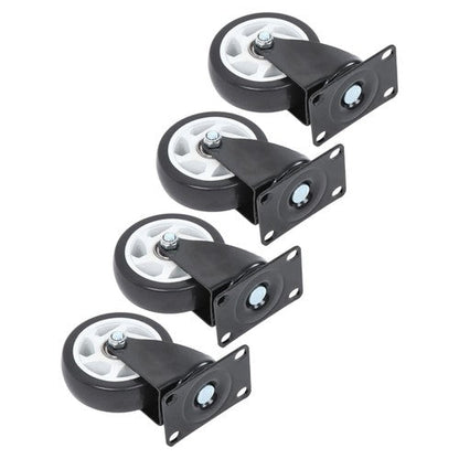 Heavy Duty 4-Inch Swivel Casters - Smooth Mobility, 1200lbs Max Load - 4 Pack