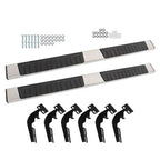 Suit For RAM 1500 Crew Cab 2009-2018 Running Boards Side Steps Left+Right Side