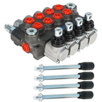 4 Spool 11gpm BSPP Hydraulic Directional Control Valve , Double Acting Cylinder