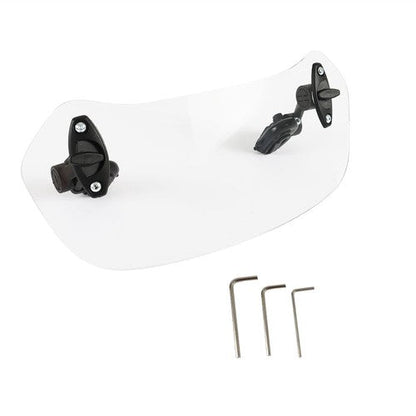 New Moto Windshield Extension Universal Adjustable Clip-on Windscreen Extender